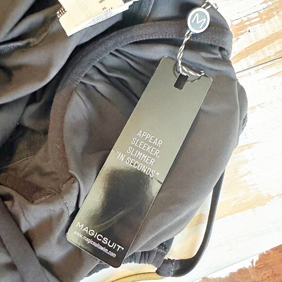 Magicsuit Swimwear Parker Tummy Control Underwire Bra Black Size US 8 - Picture 4 of 11